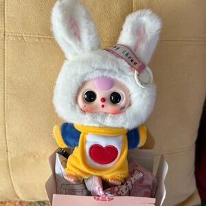 Baby Three Children Wonderland Plush/Keychain Authentic-Confirmed Mr Rabbit